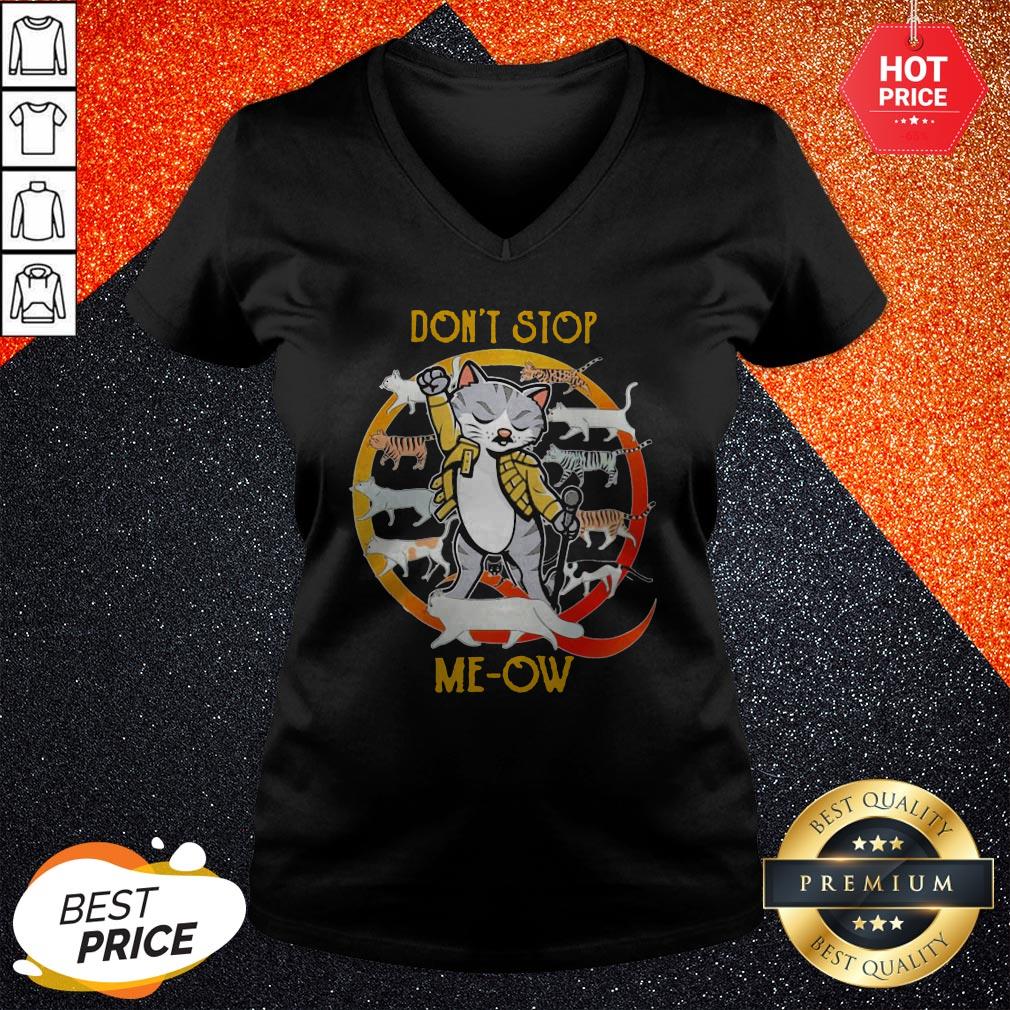 Freddie Mercury Cat Don’t Stop Meow Shirt By T-shirt - Image 2