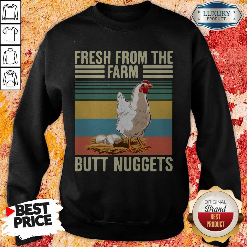 Fresh From The Farm Butt Nuggets Vintage Shirt - Image 5