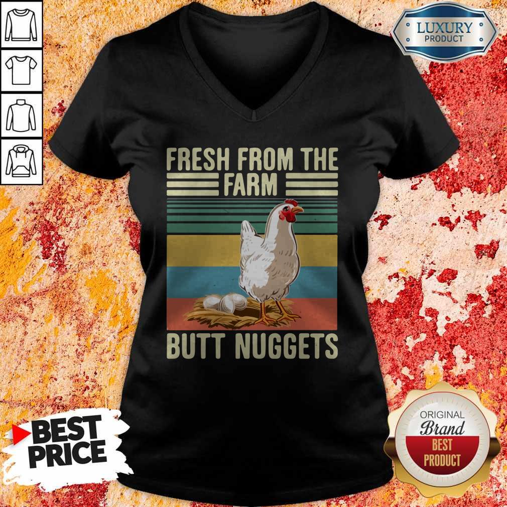 Fresh From The Farm Butt Nuggets Vintage Shirt - Image 2