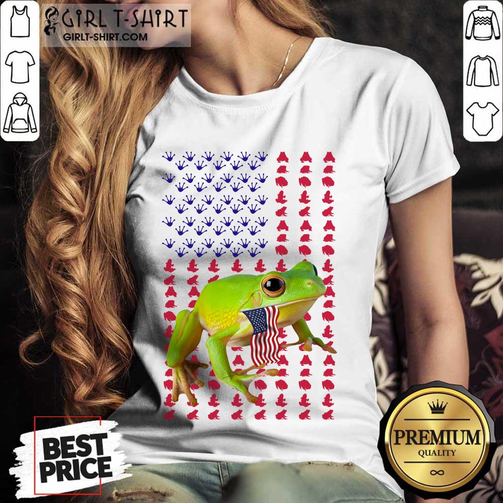 Frog American Flag Shirt - Image 2