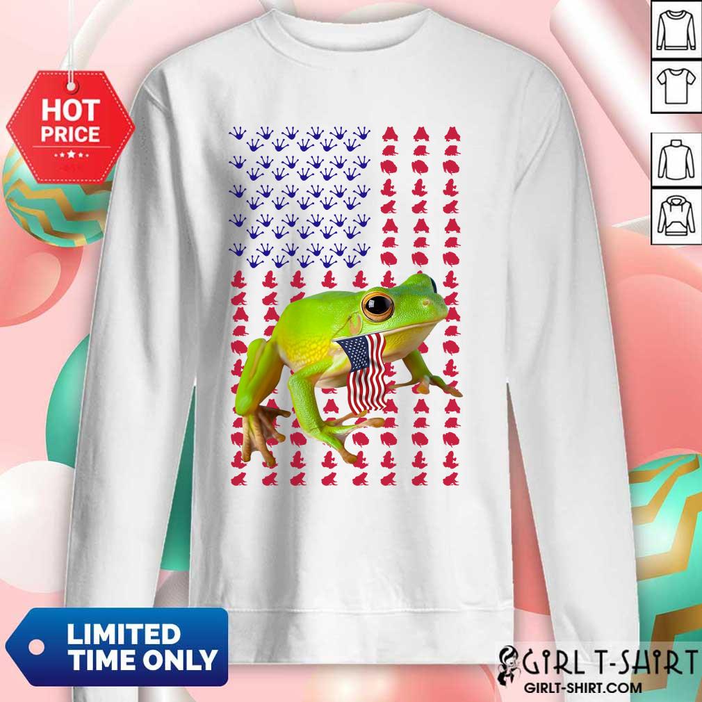 Frog American Flag Shirt - Image 4
