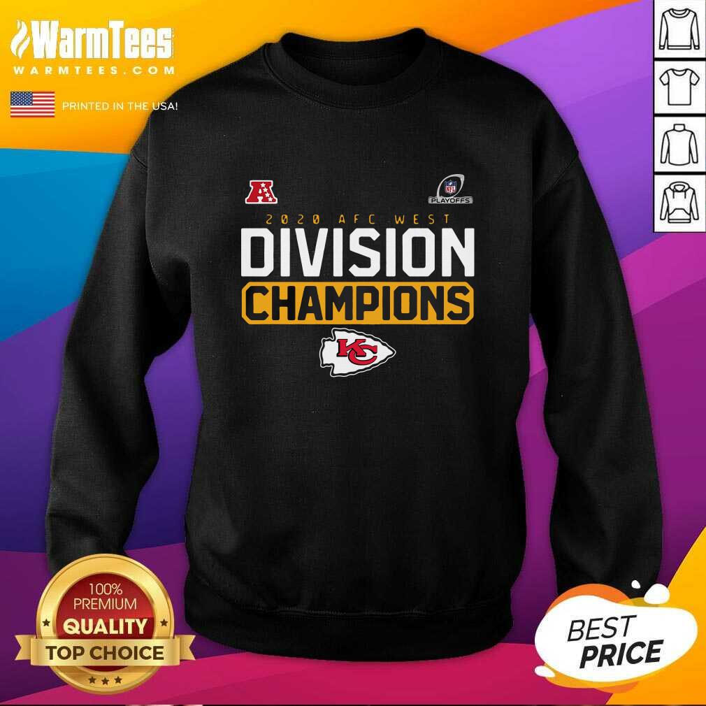 Funny 2020 AFC West Division Champions Kansas City Chiefs Shirt - Image 3