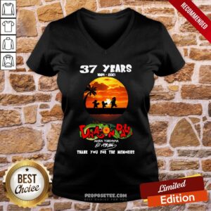 Alternative view of Funny 37 Years 1984-2021 Dragon Ball Akira Toriyama Signature Shirt
