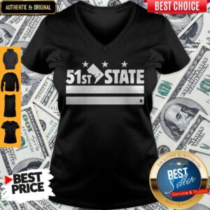 Alternative view of Funny 51st State Washington D.C Shirt
