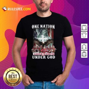 Funny Alabama Crimson Tide One Nation Under God Signatures 2021 Shirt
