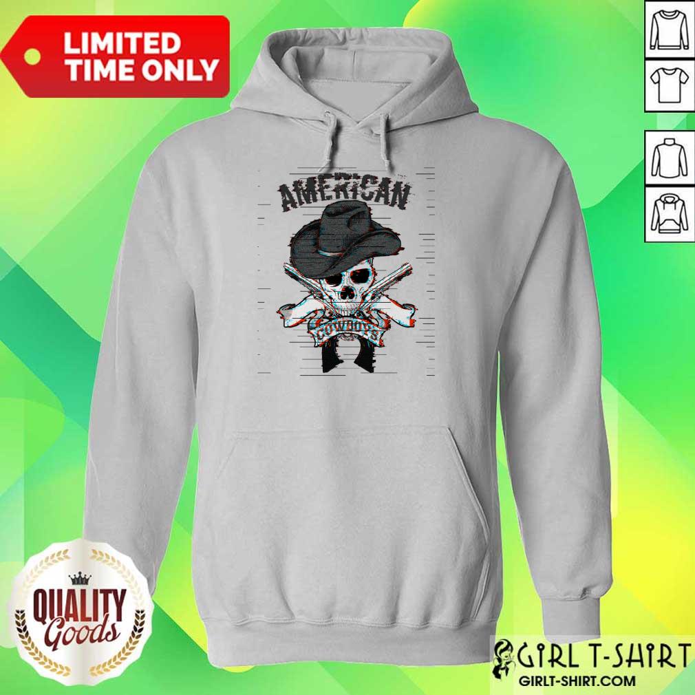 Funny American Cowboys Glitch Shirt - Image 3