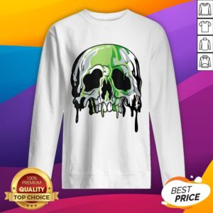 Alternative view of Funny Aromantic LGBT Candle Sugar Skull Gay Pride Shirt