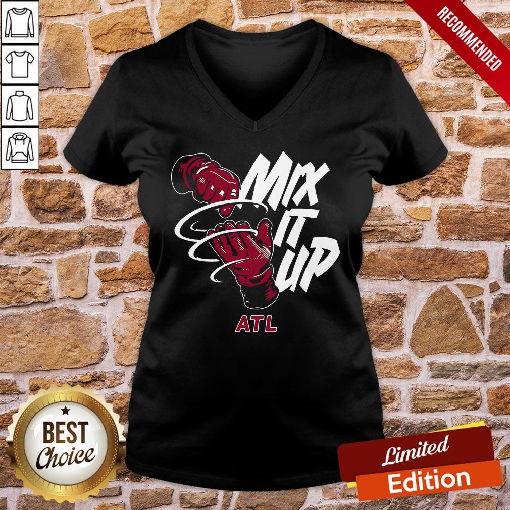 Funny Atlanta Braves Baseball Mix It Up ATL Shirt - Image 2