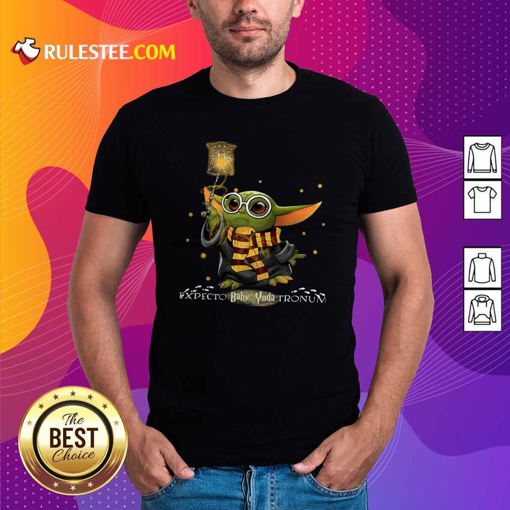Funny Baby Yoda Expecto Baby Yoda Tronun Harry Potter Shirt
