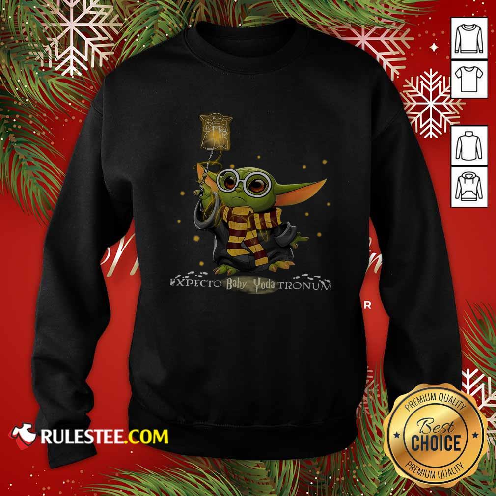Funny Baby Yoda Expecto Baby Yoda Tronun Harry Potter Shirt - Image 5