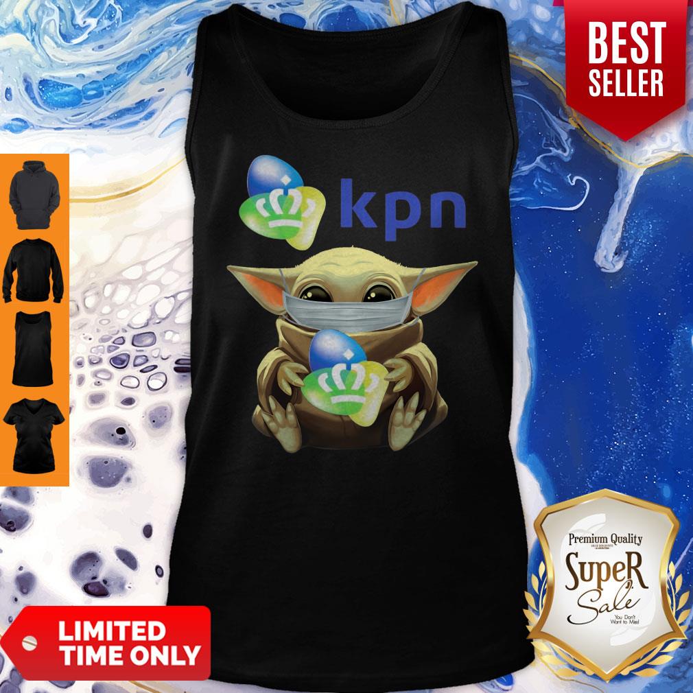 Funny Baby Yoda Mask Hug KPN Shirt - Image 4
