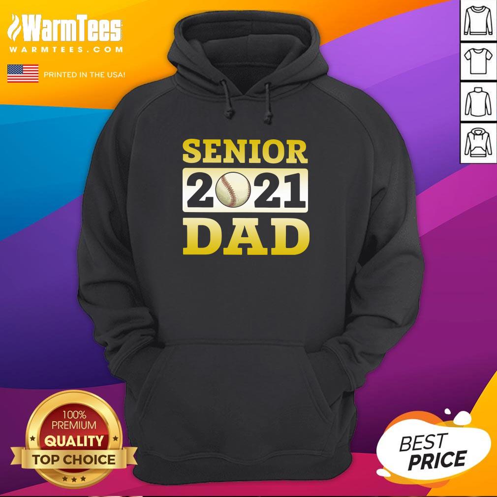 Funny Baseball Dad Senior 2021 Shirt - Image 5