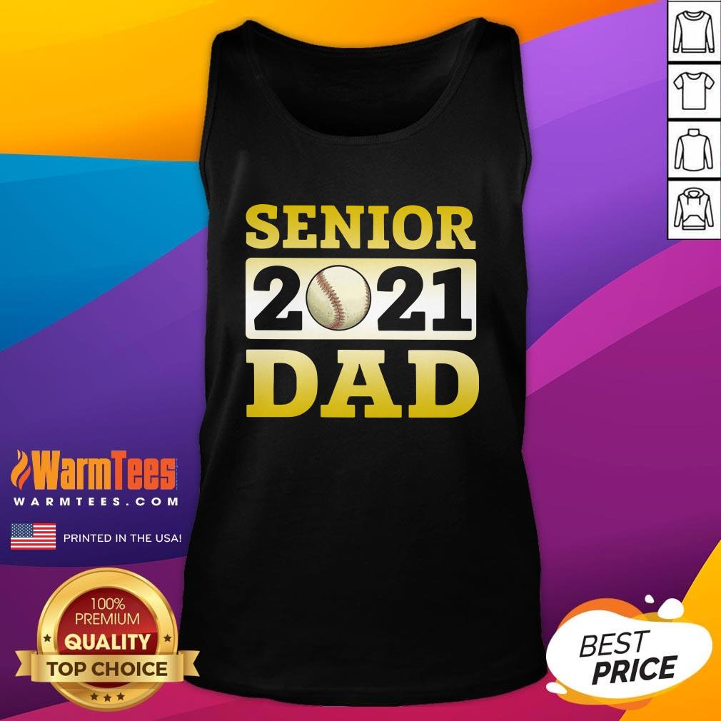 Funny Baseball Dad Senior 2021 Shirt - Image 3