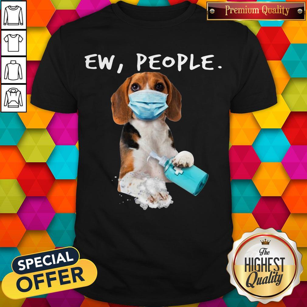 Funny Beagle Face Mark Ew People Shirt
