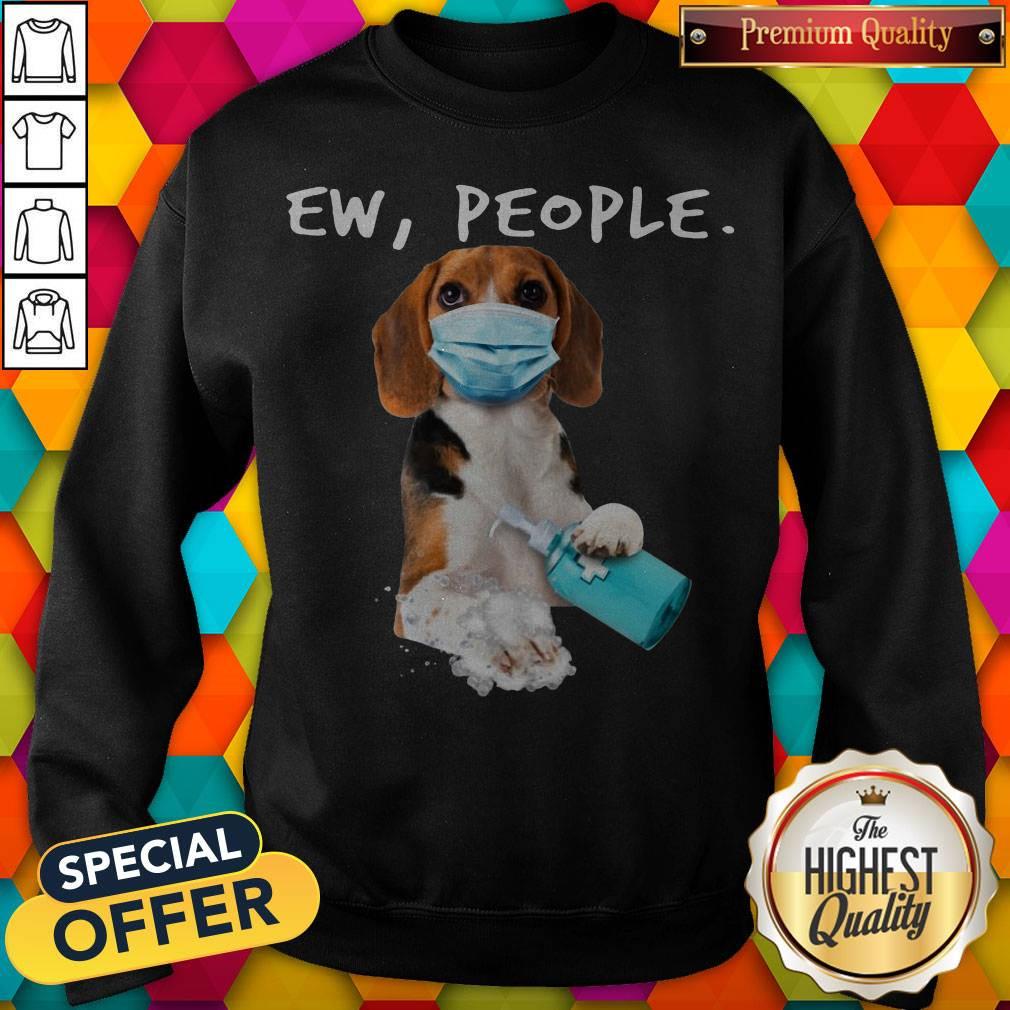 Funny Beagle Face Mark Ew People Shirt - Image 4