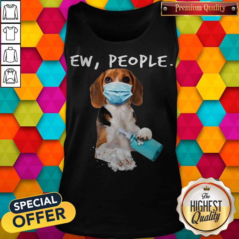 Funny Beagle Face Mark Ew People Shirt - Image 3
