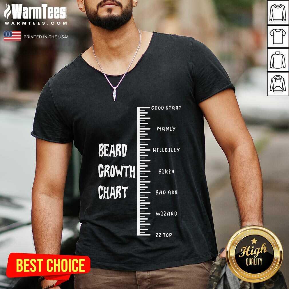 Funny Beards Crowth Chart Great 78 Shirt - Image 5