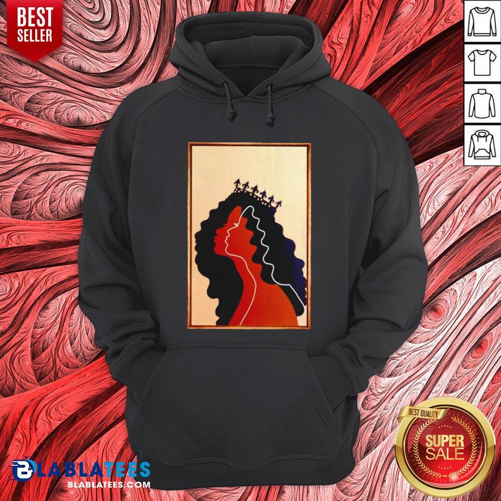 Funny Beautiful Black Woman Portrait Art Shirt - Image 3