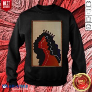 Alternative view of Funny Beautiful Black Woman Portrait Art Shirt