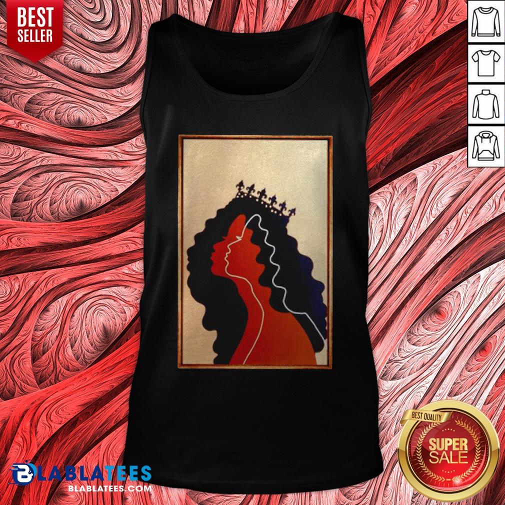 Funny Beautiful Black Woman Portrait Art Shirt - Image 4