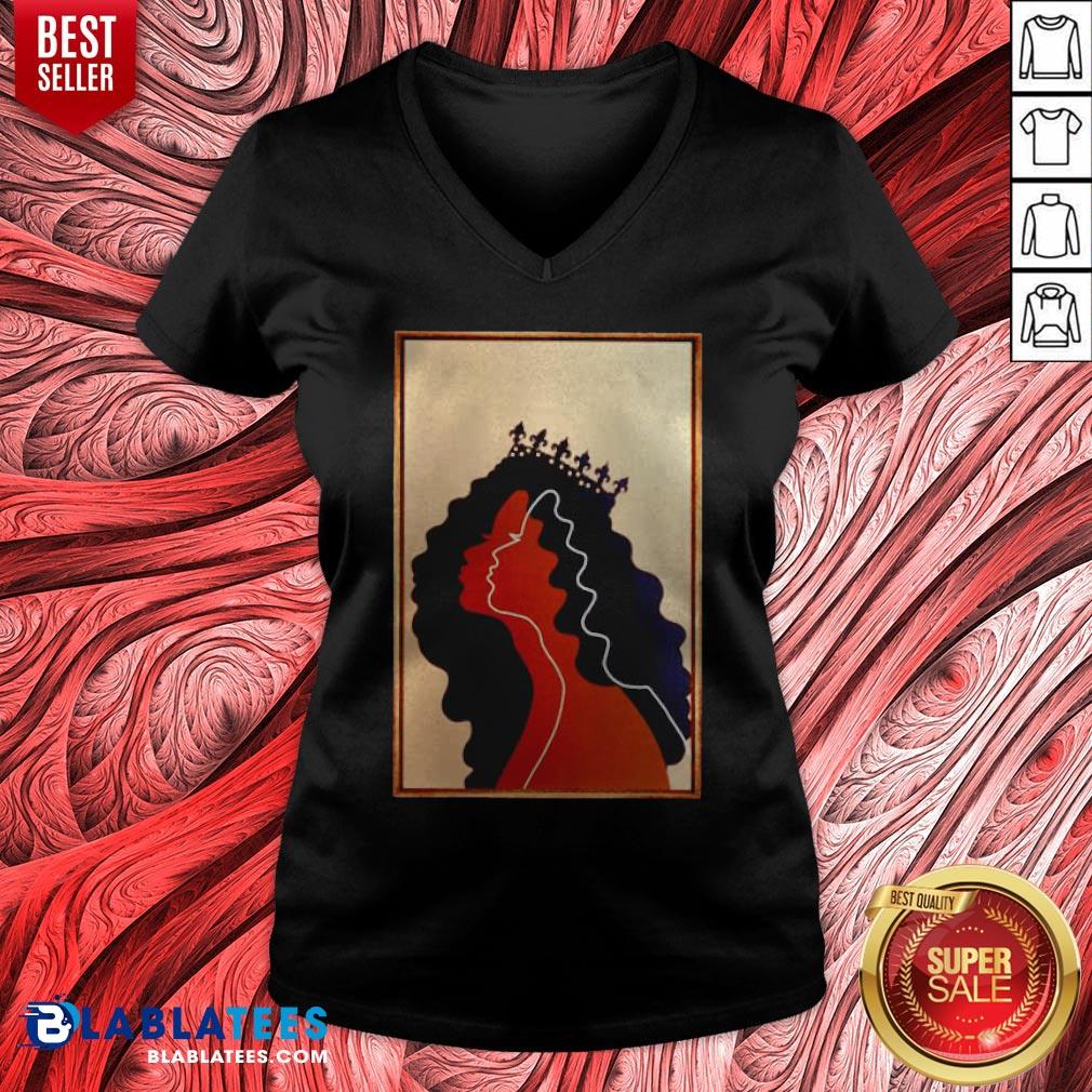 Funny Beautiful Black Woman Portrait Art Shirt - Image 5