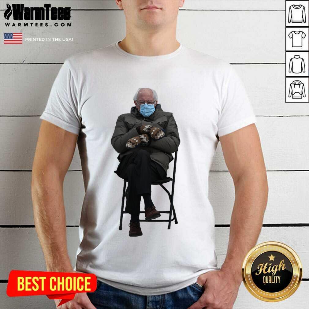 Funny Bernie Sanders’ Viral Inauguration Meme Is Now Immortalized In Shirt