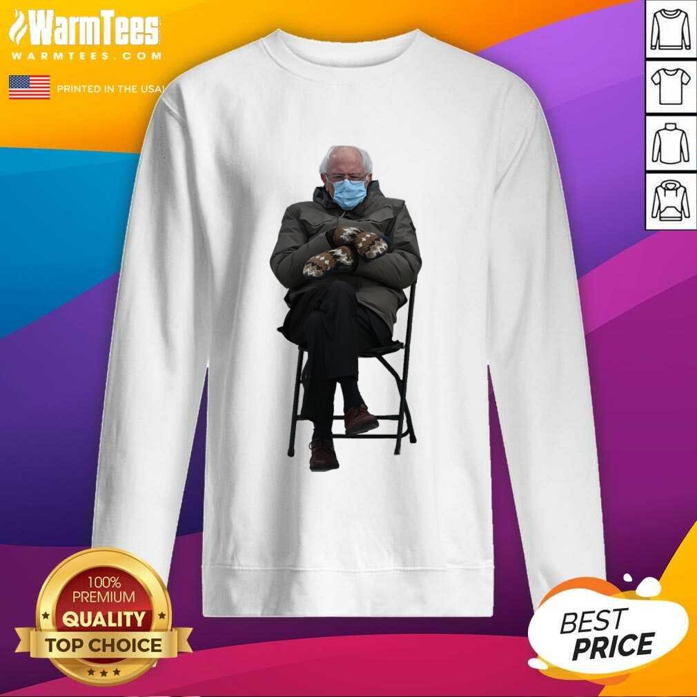Funny Bernie Sanders’ Viral Inauguration Meme Is Now Immortalized In Shirt - Image 3