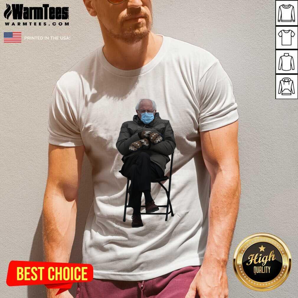 Funny Bernie Sanders’ Viral Inauguration Meme Is Now Immortalized In Shirt - Image 5