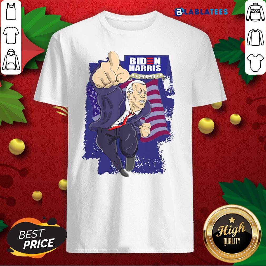 Funny Biden Harris 2020 American Flag Shirt
