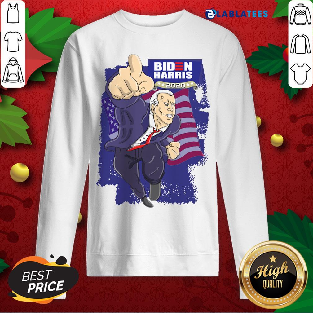 Funny Biden Harris 2020 American Flag Shirt - Image 5