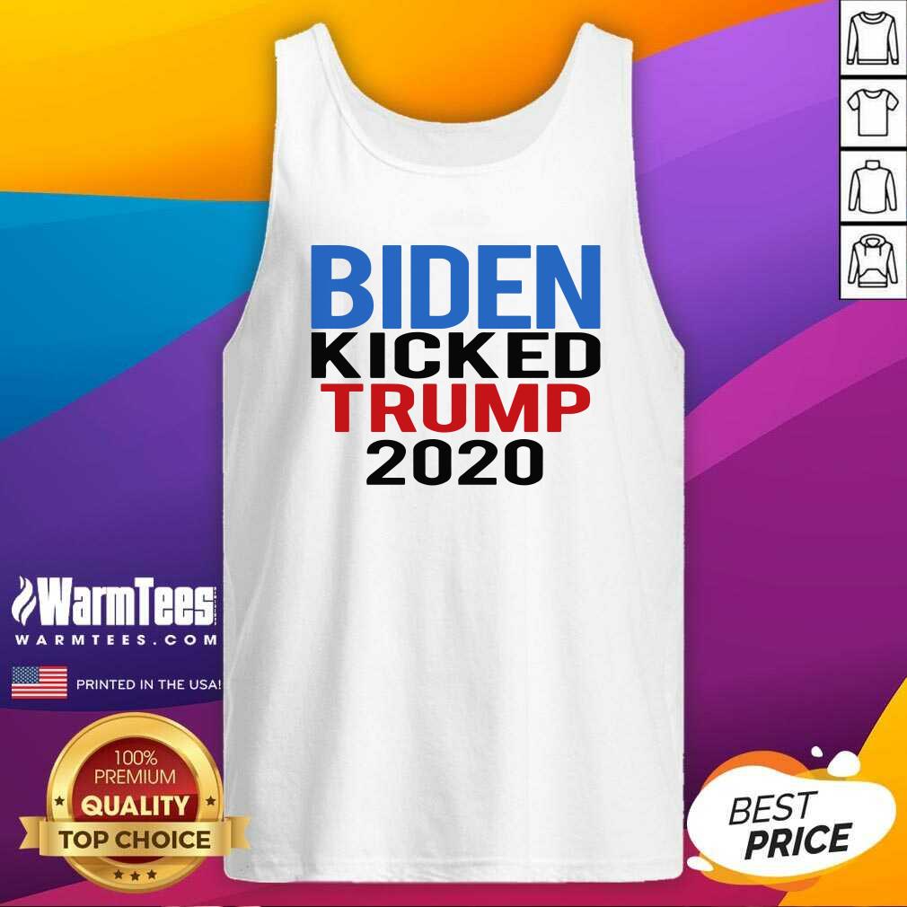 Funny Biden Harris Kicked Trump 2020 President Joe Wins Shirt - Image 4