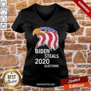 Alternative view of Funny Biden Steals 2020 Elections Vote Republican Political American Flag Shirt