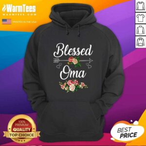 Alternative view of Funny Blessed Oma Flower Mother Day Shirt
