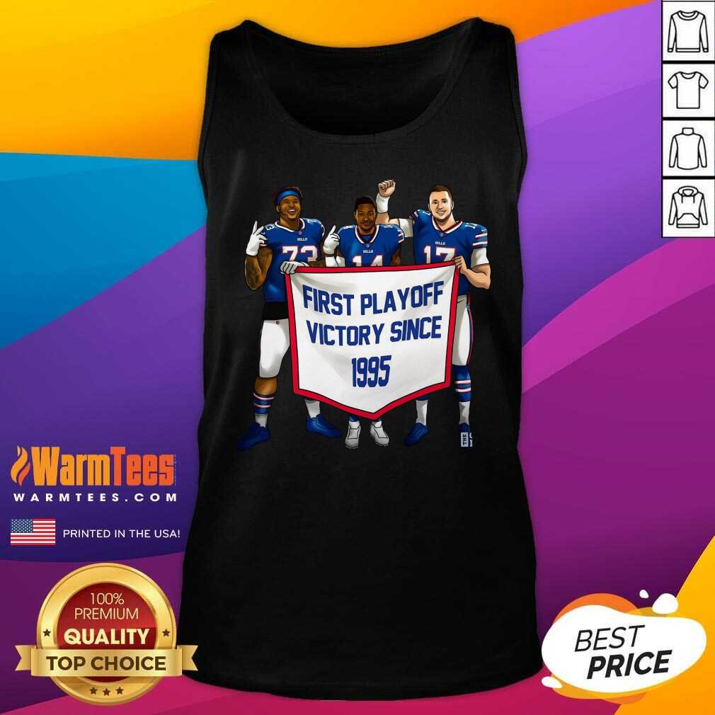 Funny Buffalo Bills First Playoff Victory Since 1995 Shirt - Image 4