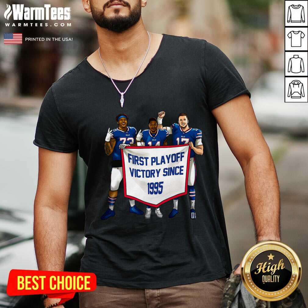 Funny Buffalo Bills First Playoff Victory Since 1995 Shirt - Image 5