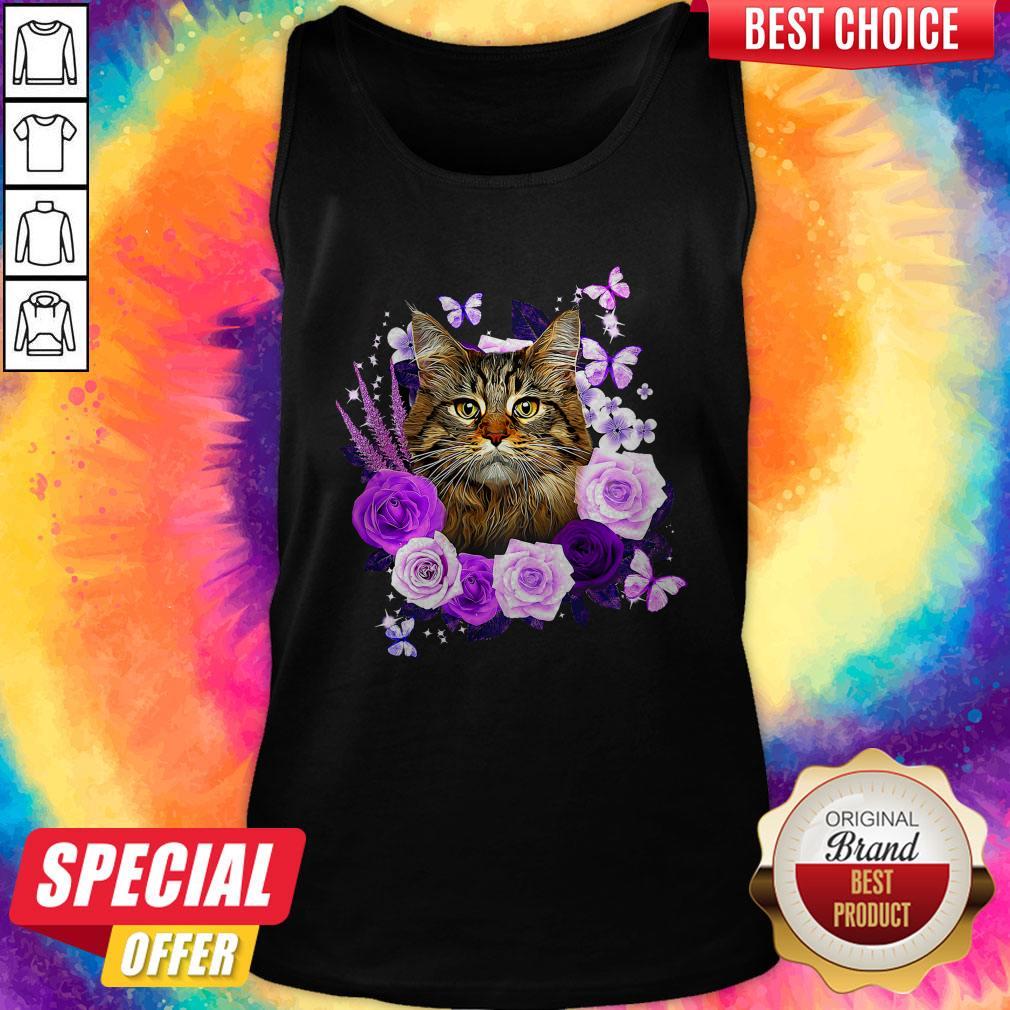 Funny Cat Likes Rose Shirt - Image 3