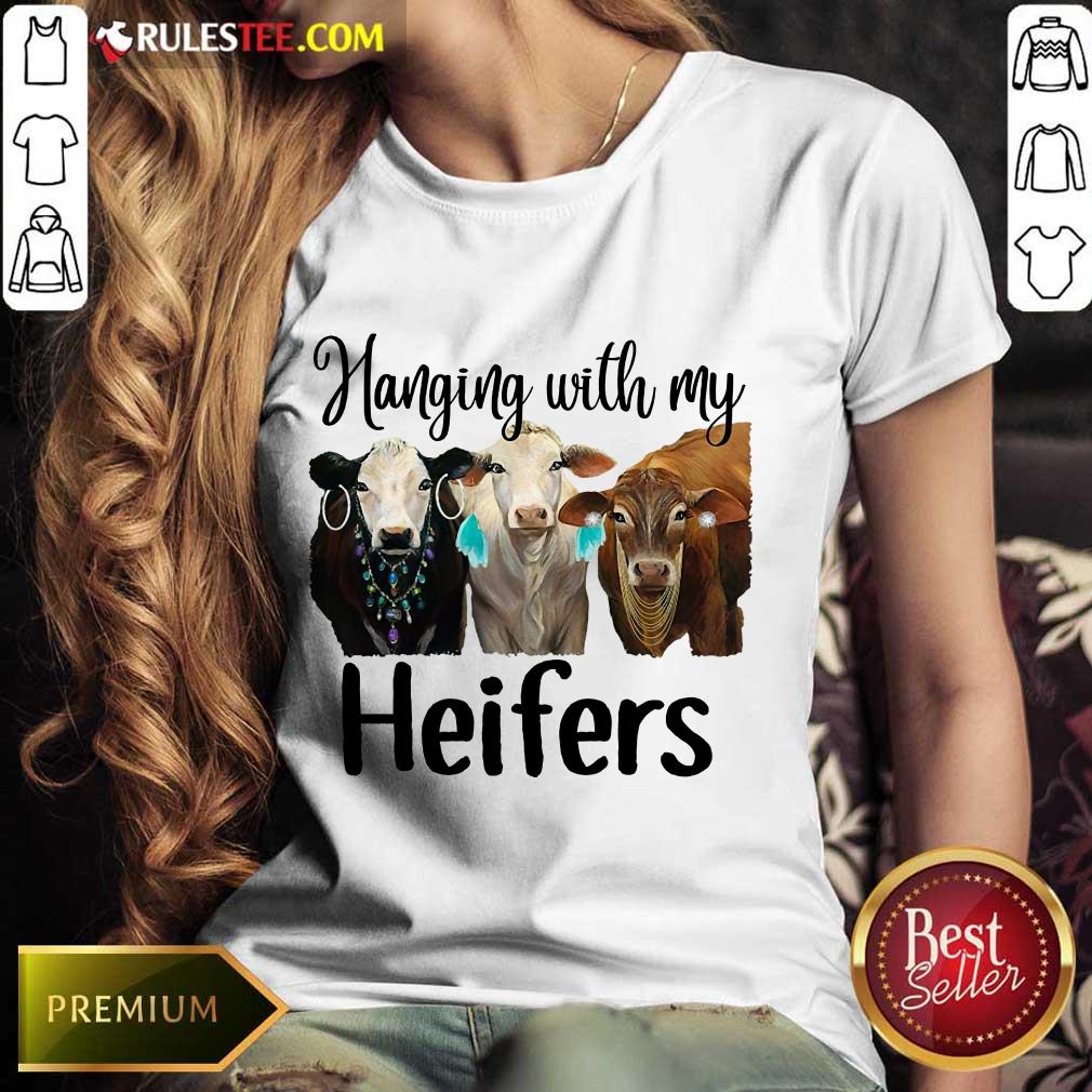 Funny Cow Hanging With My Heifers Shirt - Image 3