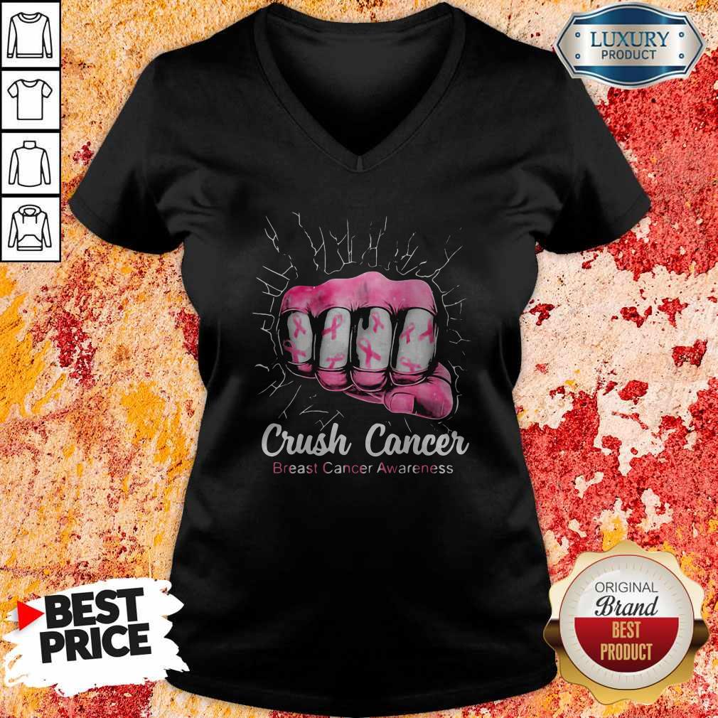 Funny Crush Cancer Breast Cancer Awareness Shirt - Image 2
