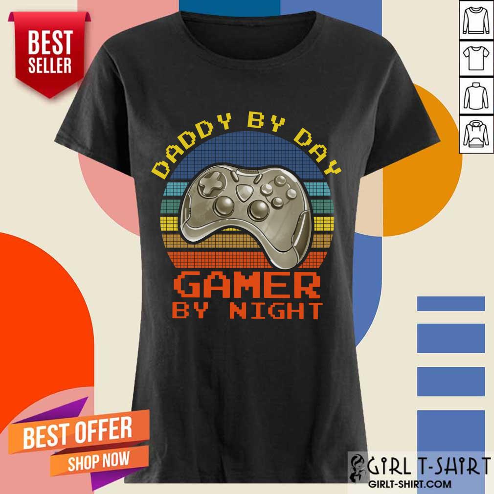 Funny Daddy By Day Gamer By Night Shirt - Image 2