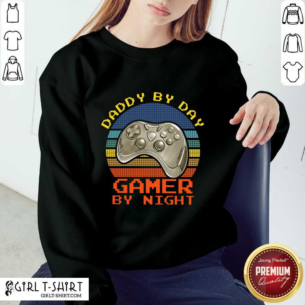 Funny Daddy By Day Gamer By Night Shirt - Image 4