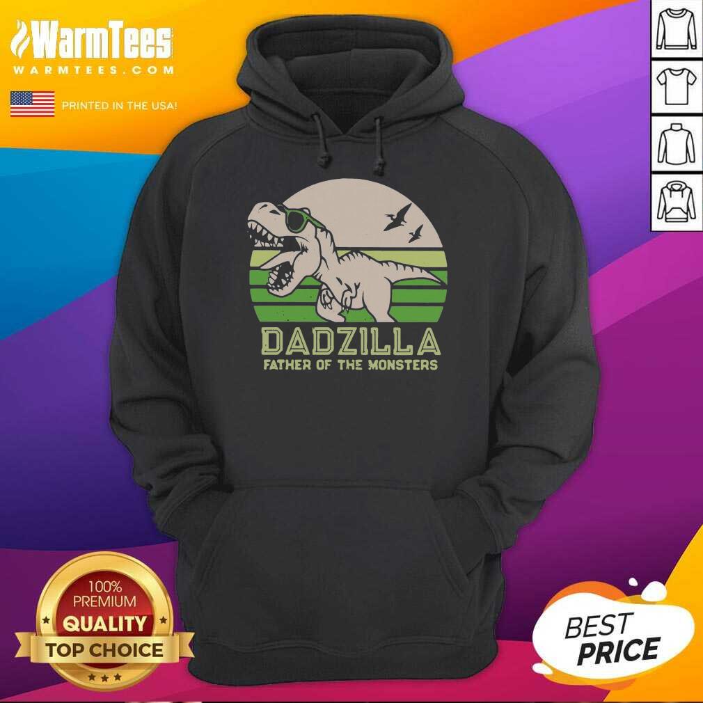 Funny Dinosaurs Dadzilla Father 54 Shirt - Image 3