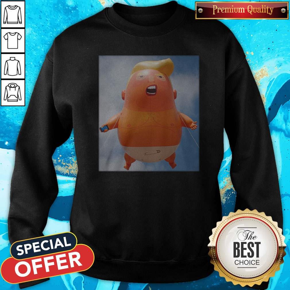 Funny Donald Trump Baby Balloon Shirt - Image 5