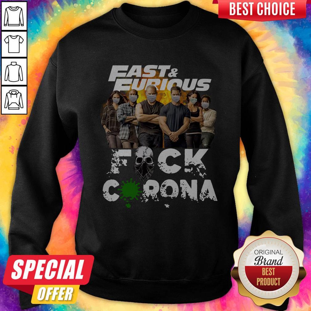 Funny Fast And Furious Face Mask Fuck Coronavirus Shirt - Image 4