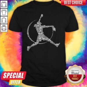 Funny Field Cleats Love Life Heart Success Softball Shirt