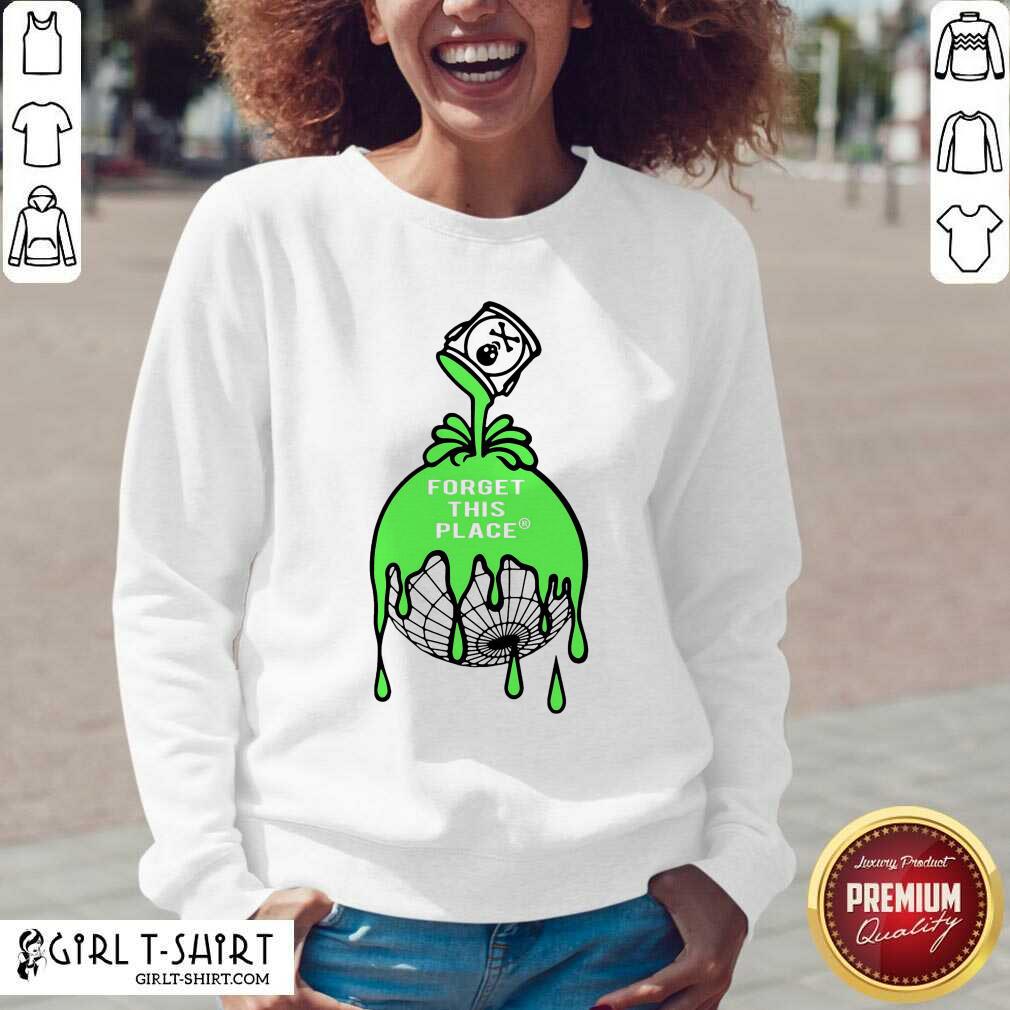 Funny Forget This Place Globe Shirt - Image 3