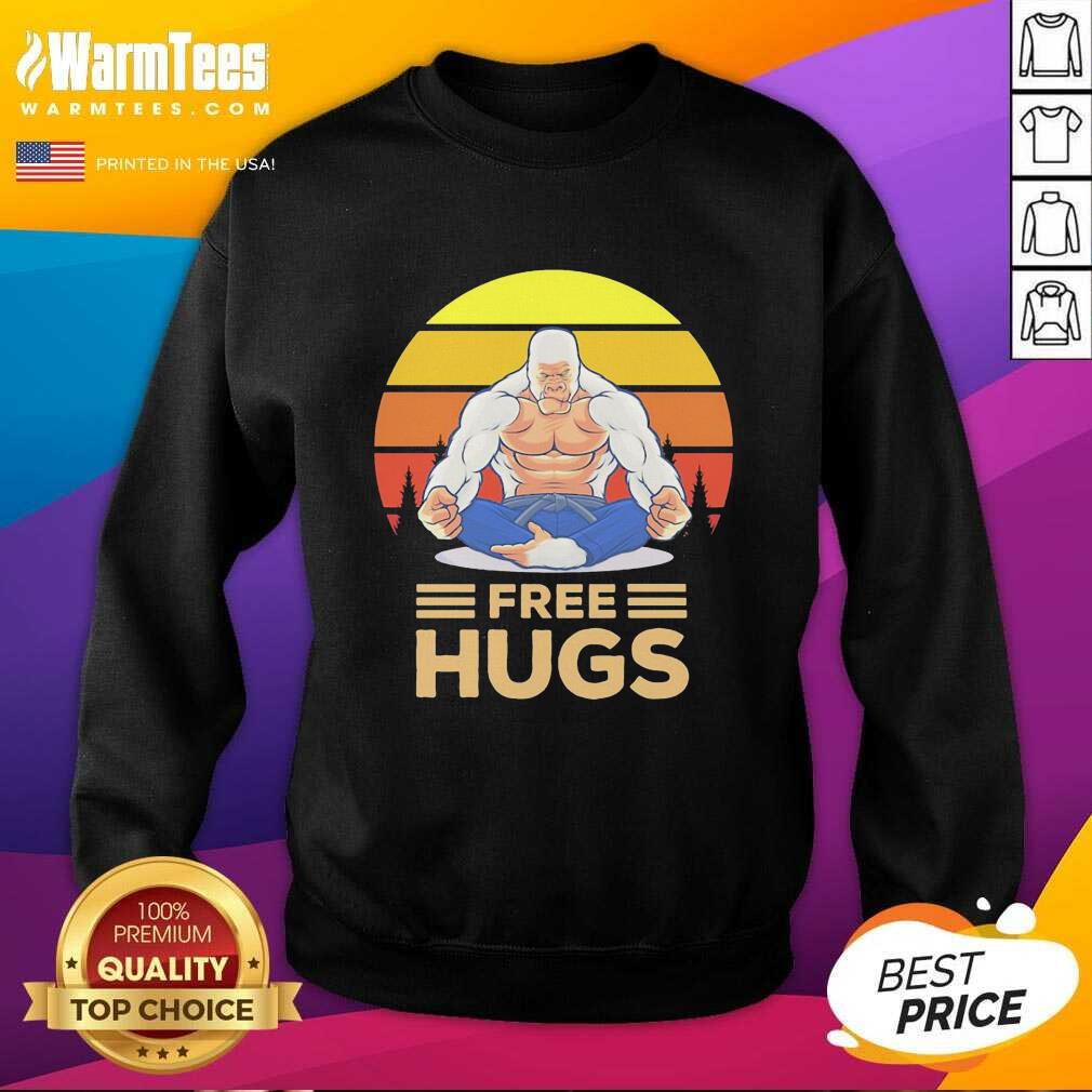 Funny Free Hugs Vintage Shirt - Image 3