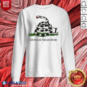 Alternative view of Funny Gadsden Flag Oh Please Tread On Me Shirt
