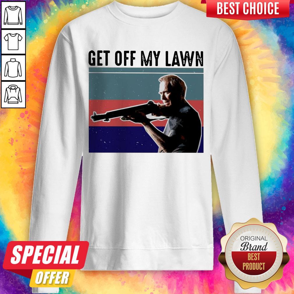 Funny Get Off My Lawn Vintage Shirt - Image 4