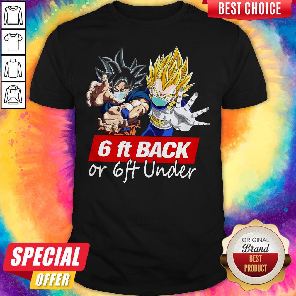 Funny Goku And Vegeta Face Mask 6ft Back 6 Ft Under Shirt