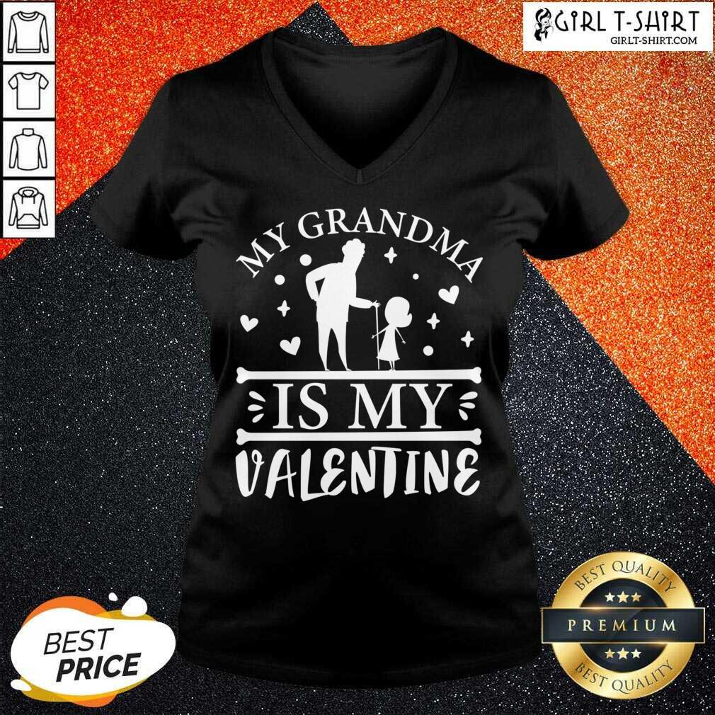Funny Grandma Is My Valentine Shirt - Image 2